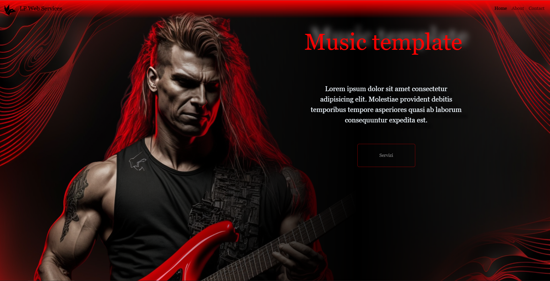 immagine template musica