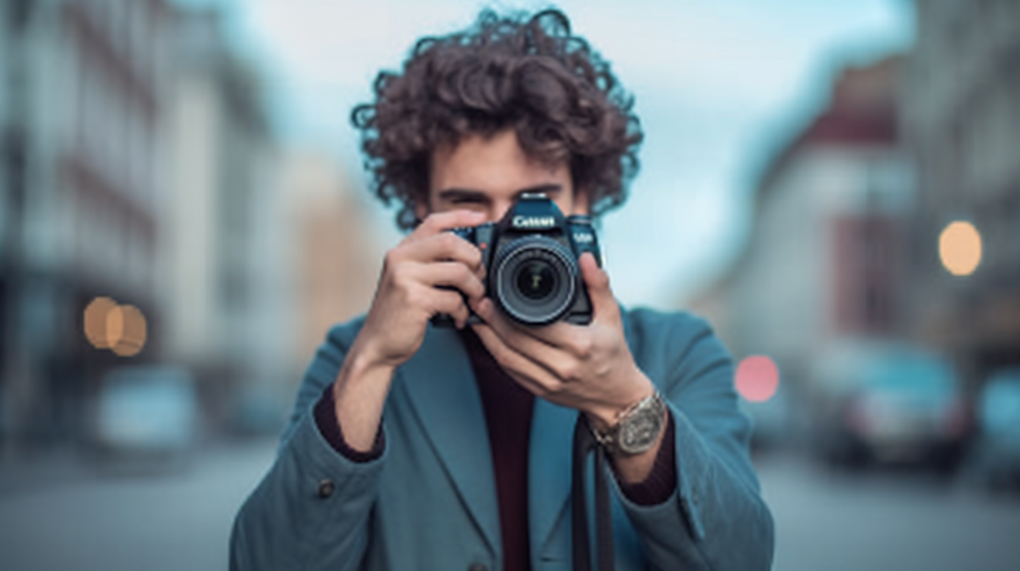 Ragazzo che fà foto verso di noi