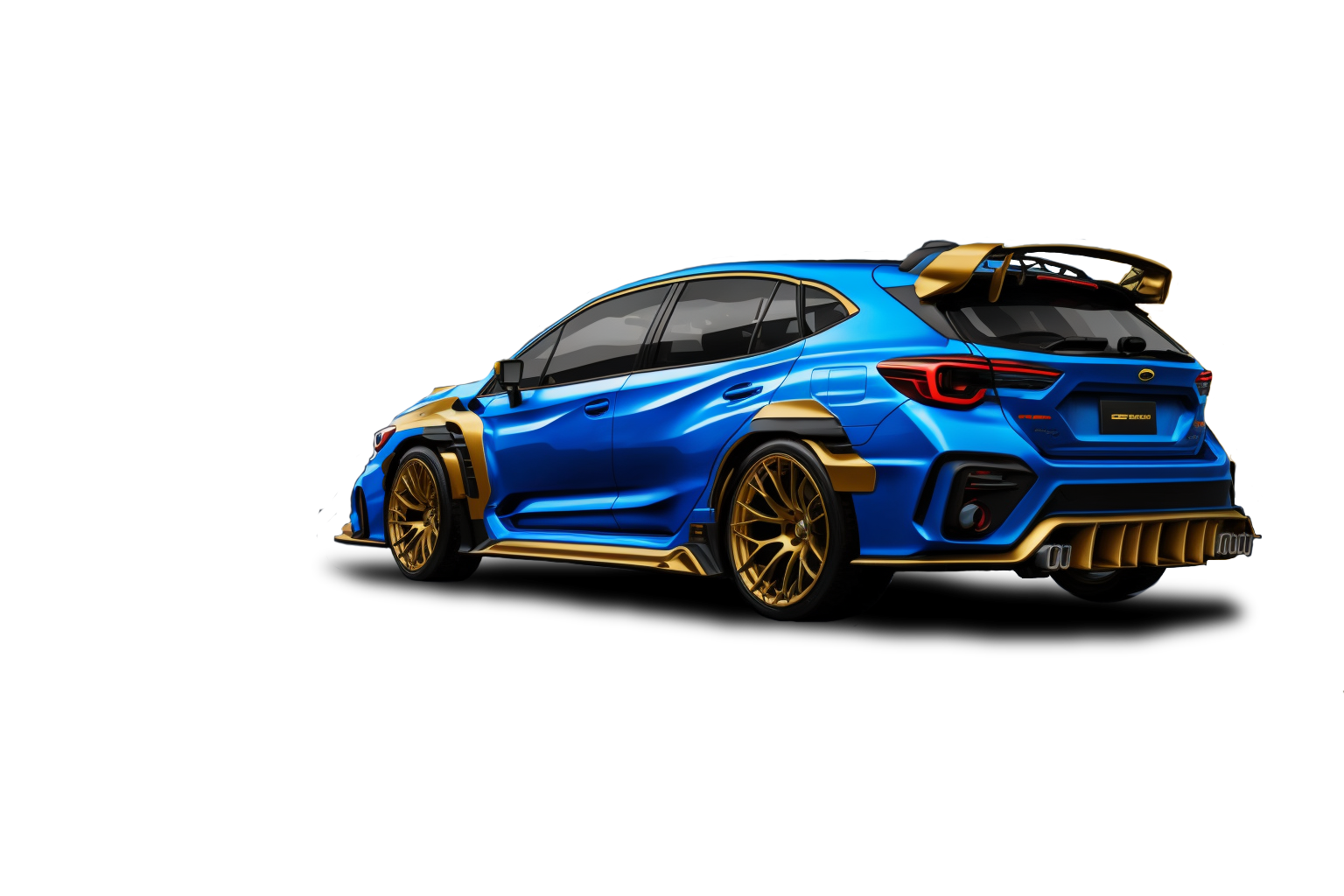 Auto blu