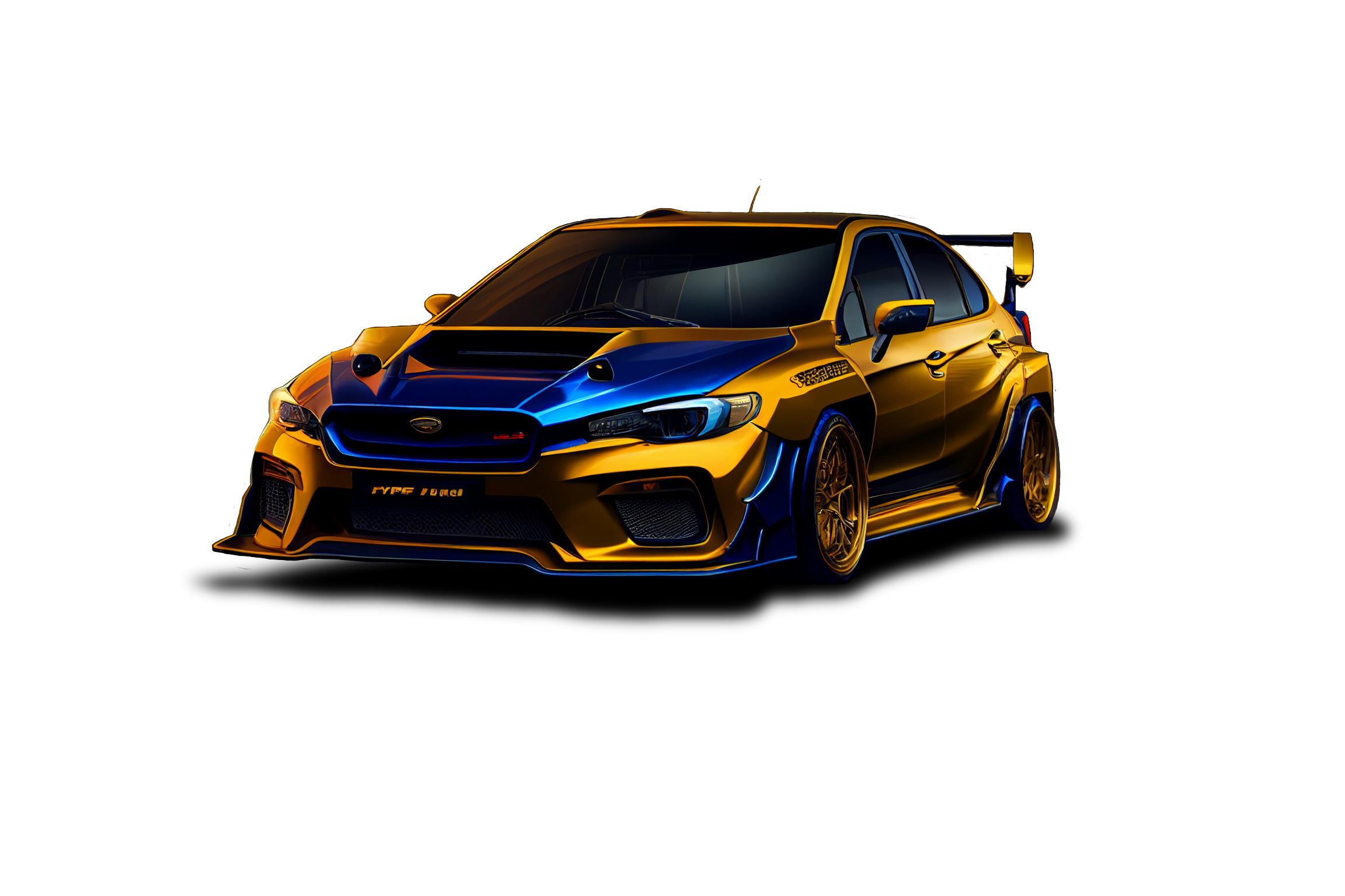 Auto blu